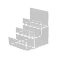 Ioensy - Estante De Exhibición Vertical De Acrílico, Bolso, Monedero, Gafas, Soporte De Exhibición Cosmético, 3 Niveles