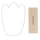 thumbnail image 3 of Base De Madera Del Espejo Decorativo Del Espejo De Acrílico Irregular Del Maquillaje Para El Cuarto De Ba?o F, 3 of 5