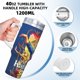 thumbnail image 5 of Karate Kid Vaso aislado de acero inoxidable con asa, diseño temático, regalo para familia, amigos y fans; incluye pajita y encaja en el portavasos estándar, 40 oz, 5 of 6