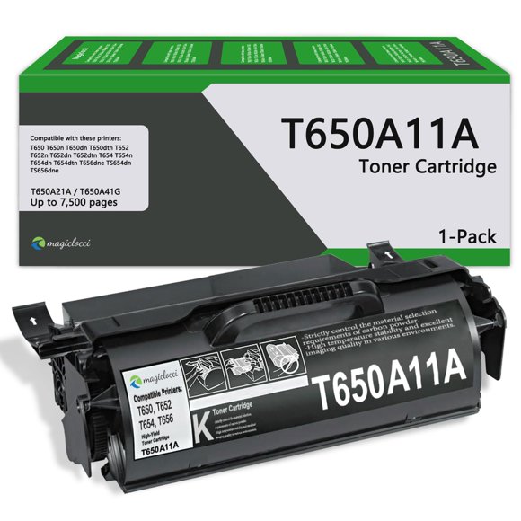 Cartucho de tóner magiclocci T650A11A Negro de alta capacidad