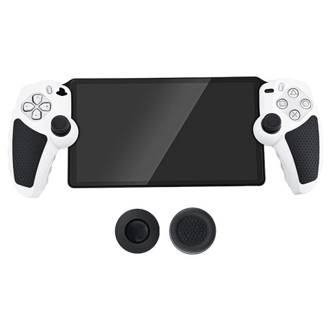 Genérico - Funda Protectora De Silicona Compatible Con Playstation Portal Con 2 Teclas Funda Protectora A Prueba De Golpes-Blanco