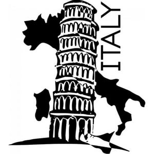 Rienda Libre Graphics - Decomural Tower Of Pisa Italy Ws-32864
