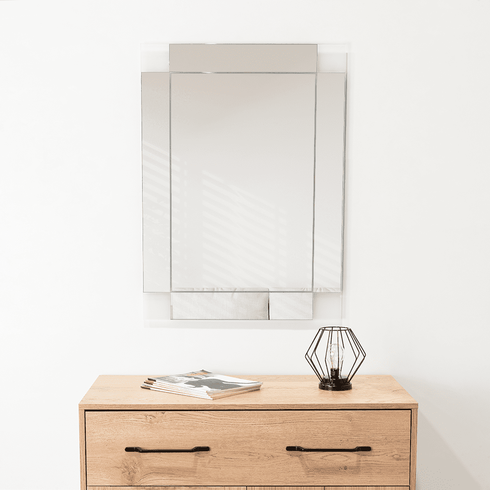 Tuhome - Espejo Yorlin Rectangular 80x60x1,9 Cm