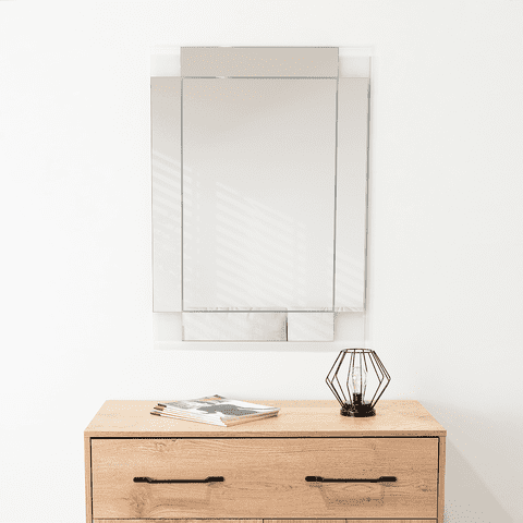 Tuhome - Espejo Yorlin Rectangular 80X60X1,9 Cm