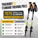 thumbnail image 2 of Bastones de trekking TrailBuddy de aluminio 7075, ligeros, 2 of 3