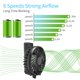 thumbnail image 3 of Ventilador portátil HandFan 5200 mAh, 6 velocidades, recargable por USB, 3 of 7