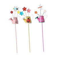Ioensy - 3 Estacas De Jardín, Regalo, Adorno Ligero, Decoración Para Huertos, Fiesta En Interiores, Regadera