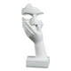 thumbnail image 5 of Estatuilla De Estatua De Pensador, Escultura Creativa Para El Hogar, Adorno De Estantería, Blanco, 5 of 5