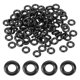 thumbnail image 1 of Paquete de 100 anillos de nitrilo 107, 90 durómetro 7/32" ID, 13/32" OD, 3/32" de ancho, negro, 1 of 6