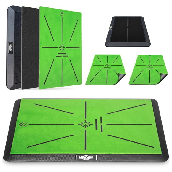Alfombra de Golf MONOJOY 40x30 cm con Almohadillas Reemplazables