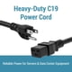 thumbnail image 2 of Cablesandkits Cable De Alimentación De Corriente Alterna De 3 Clavijas 10 Pies (3 M) 15 A 125 V, 2 of 7