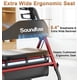 thumbnail image 4 of Rollator Walker Soundfuse SOUNDFUSE Bariatric, 500 libras, 4 of 9
