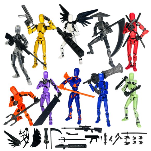 Set de figuras de acción VZNYBL Titan 13, 10 piezas, juguete de PVC