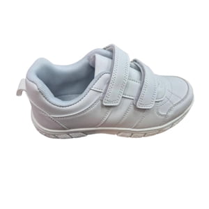 Vinnys Outlet - Zapatilla Escolar Blanco Velcro Unisex