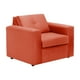 thumbnail image 2 of Sofa Vivo 1c Felpa 30 Naranja, 2 of 5