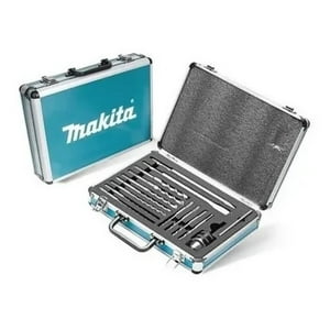 Makita - Set Accerios D-71174 14 Pzas Puntos Y Brocas Sds Plus + Madril 13Mm
