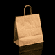 thumbnail image 1 of Bolsas Kraft 29x27x16cm Asas Manilla Pack 100 und, 1 of 2