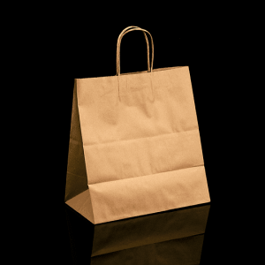 Genérica - Bolsas Kraft 29X27X16Cm Asas Manilla Pack 100 Und