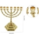 thumbnail image 4 of Candelabro de rama Menorá de Hanukkah Candelabro de Menorá de Hanukkah Candelabro de Menorá Candelabro de Menorá de 7 ramas Templo de Jerusalén Menorá de las 12 tribus de Israel con vara de Aarón Maná, 4 of 6