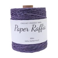 Bothyi - Hilo De Rafia Para Regalos De Crochet Diy Para Cestas Nido, Sombreros De Verano, Bolsos De Crochet Violeta Oscuro