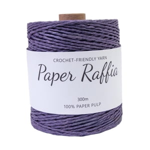 Bothyi - Hilo De Rafia Para Regalos De Crochet Diy Para Cestas Nido, Sombreros De Verano, Bolsos De Crochet Violeta Oscuro