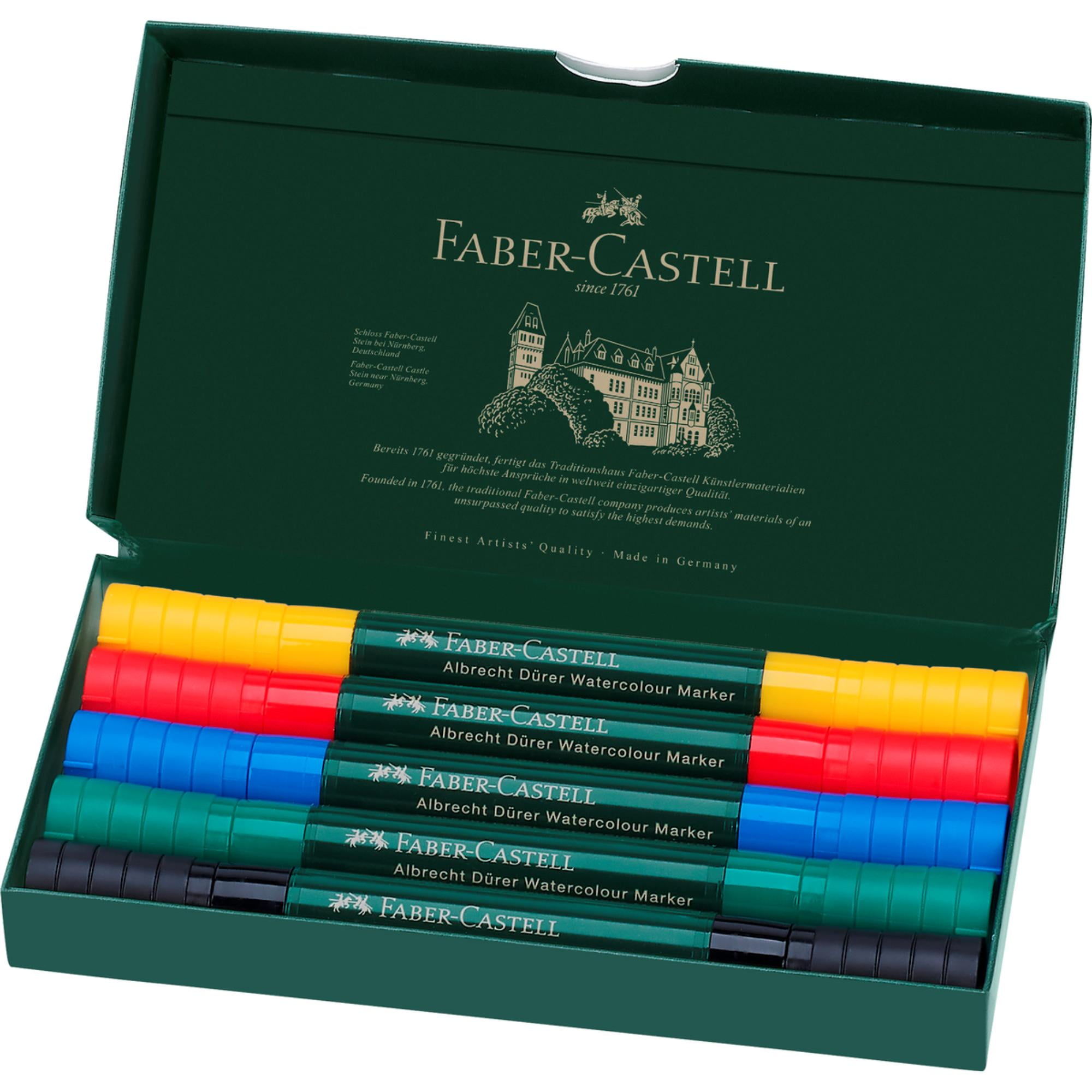 Faber Castell - Marcadores Acuarelables A.dürer Faber-castell X5 Colores