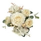 thumbnail image 2 of Ramo De Flores Artificiales Ramo De Novia Flor Falsa Boda Novia Ramo Blanco, 2 of 5