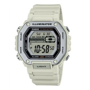 Reloj Casio Standard Digital White Resin Strap Quartz Mwd-110H-8Av 100M Men'S Watch