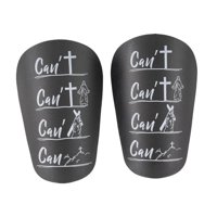 Magideal - 2 Piezas Espinilleras De Fútbol Espinilleras De Fútbol Juego De Fútbol Compacto Adultos Niños Pequeña Manga De Pantorrilla Espinillera Protección De 8Cmx5Cm