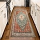thumbnail image 1 of Rug Runner Lahome Boho Tribal, lavable, 60 x 130 cm, color azul oxidado y opaco, 1 of 8