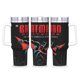 thumbnail image 1 of Batman del Futuro Vaso aislado de acero inoxidable con asa, diseño temático, regalo para familia, amigos y fans; incluye pajita y encaja en el portavasos estándar, 40 oz, 1 of 6