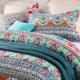 thumbnail image 4 of NEWLAKE Juego de colcha de algodón reversible con patchwork, diseño Universo Infinito, tamaño individual, 4 of 7