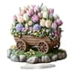 thumbnail image 5 of Decoración De Carrito De Flores 2D, Adorno De Escritorio Plano Para Estantería, Mesa De Estudio, 5 of 5