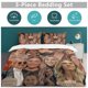 thumbnail image 5 of Elizabeth Olsen Family Bed 3 Piece Set Personalized Bedding Decor for Kids And Teens Anime Student Dormitory Cover, 5 of 5