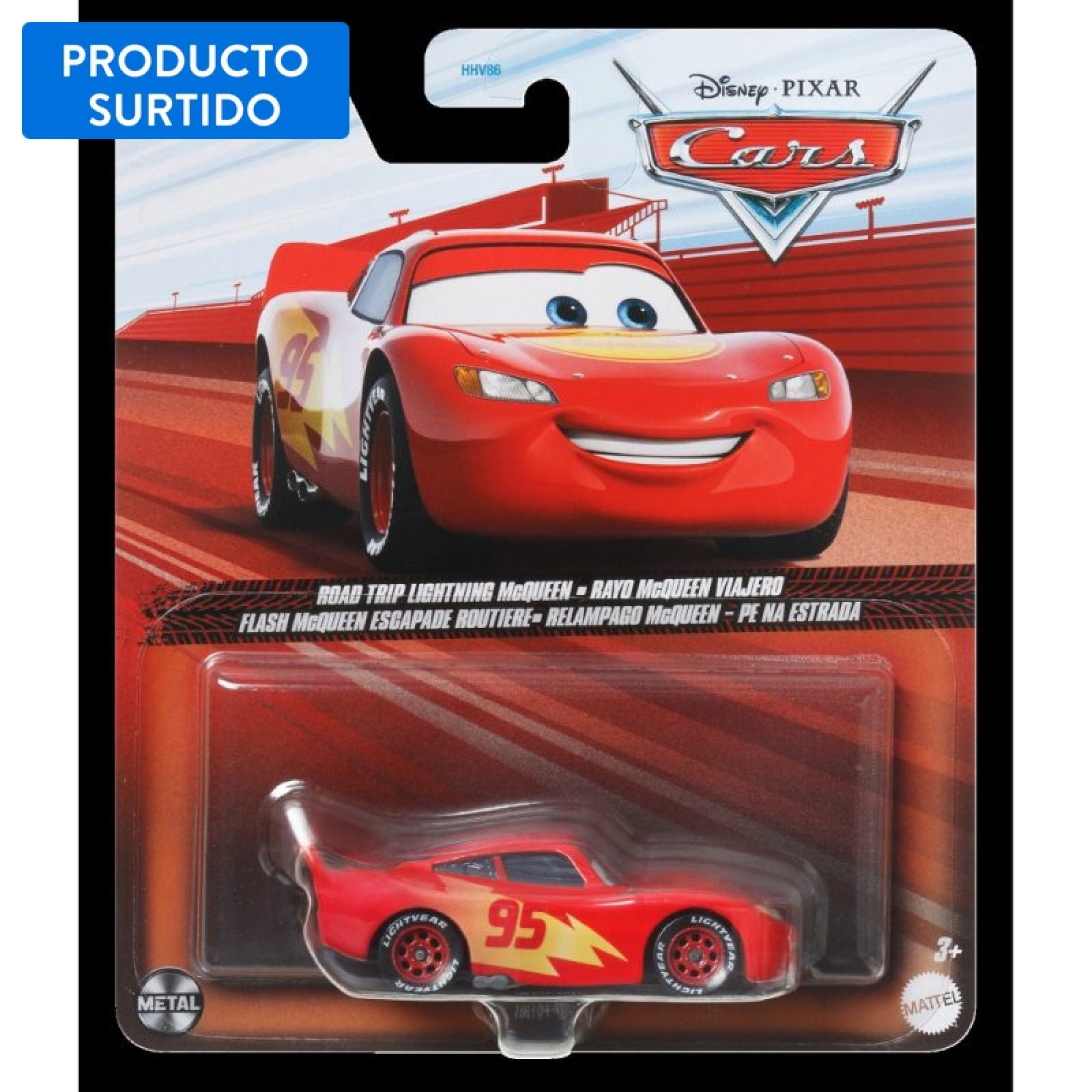 Vehiculo Sorpresa Cars, Producto Surtido 1 Un
