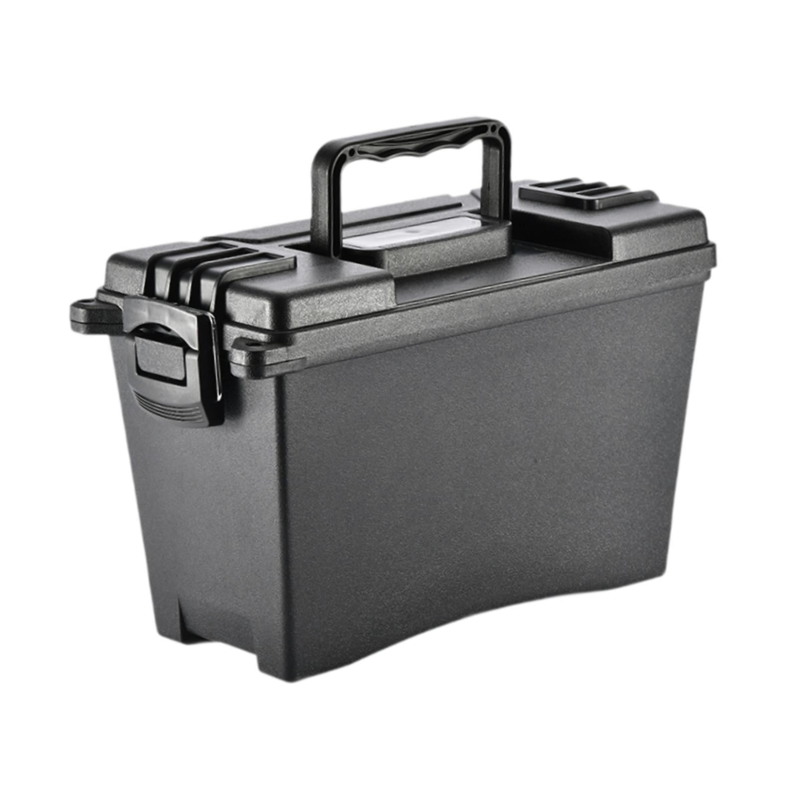 Magideal - Caja De Herramientas De Reparación Con Cerradura Y Tapa, Caja De Herramientas Multifunción, Caja De Almacenamiento Para Garaje, Almacén, Coche Y Hogar