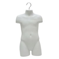 Bothyi - Maniquí De Exhibición De Medio Cuerpo Para Niños, Modelo Blanco Para Abrigos, Camisas, Camisetas, 52Cm
