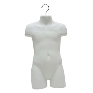Bothyi - Maniquí De Exhibición De Medio Cuerpo Para Niños, Modelo Blanco Para Abrigos, Camisas, Camisetas, 52Cm