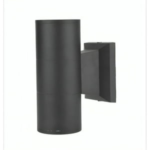 Genérico - Aplique Lampara Muro Led Luz Doble Cilindro Exterior