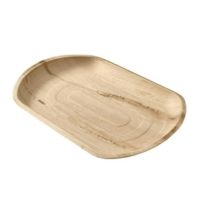 Ecosoulife - Set De 3 Bandejas Ecológicas De Hoja De Palma
