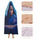 thumbnail image 4 of La Noche del Cazador Manta Capa con Capucha Anti-Bolitas, Manta de Lana Ártica Suave, Manta Portátil de Felpa Ligera y Lujosa, Poncho para Siesta en Casa y Oficina, 100*130cm, 4 of 6