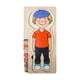 thumbnail image 3 of Rompecabezas de madera del cuerpo humano juguetes partes del cuerpo rompecabezas intercambiable Montessori rompecabezas de madera juguetes para niños , chico, 3 of 5