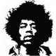 thumbnail image 1 of Decomural Jimmy Hendrix Guitar Rock Music WS-33949, 1 of 2