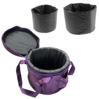 Bothyi - Estuche De Transporte Para Cuencos Cantores De Cristal, Bolsa De Viaje Para Viajes, Campamentos Y Meditación, 11 Pulgadas