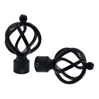 Metalhsa - Pack 2 Unidades Terminal Bola Alambre Negro 19 Mm