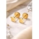 thumbnail image 4 of Aros Abridores Estrella Lisas 6 Mm Oro 18k Tope A Presión Dorado, 4 of 4