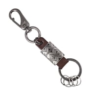 Gino Rodinis - Llavero Cuero Hombre Ll123 Café