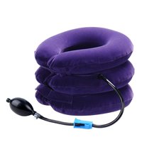 Dispositivo Inflable De Tracción Cervical Runzi Morado