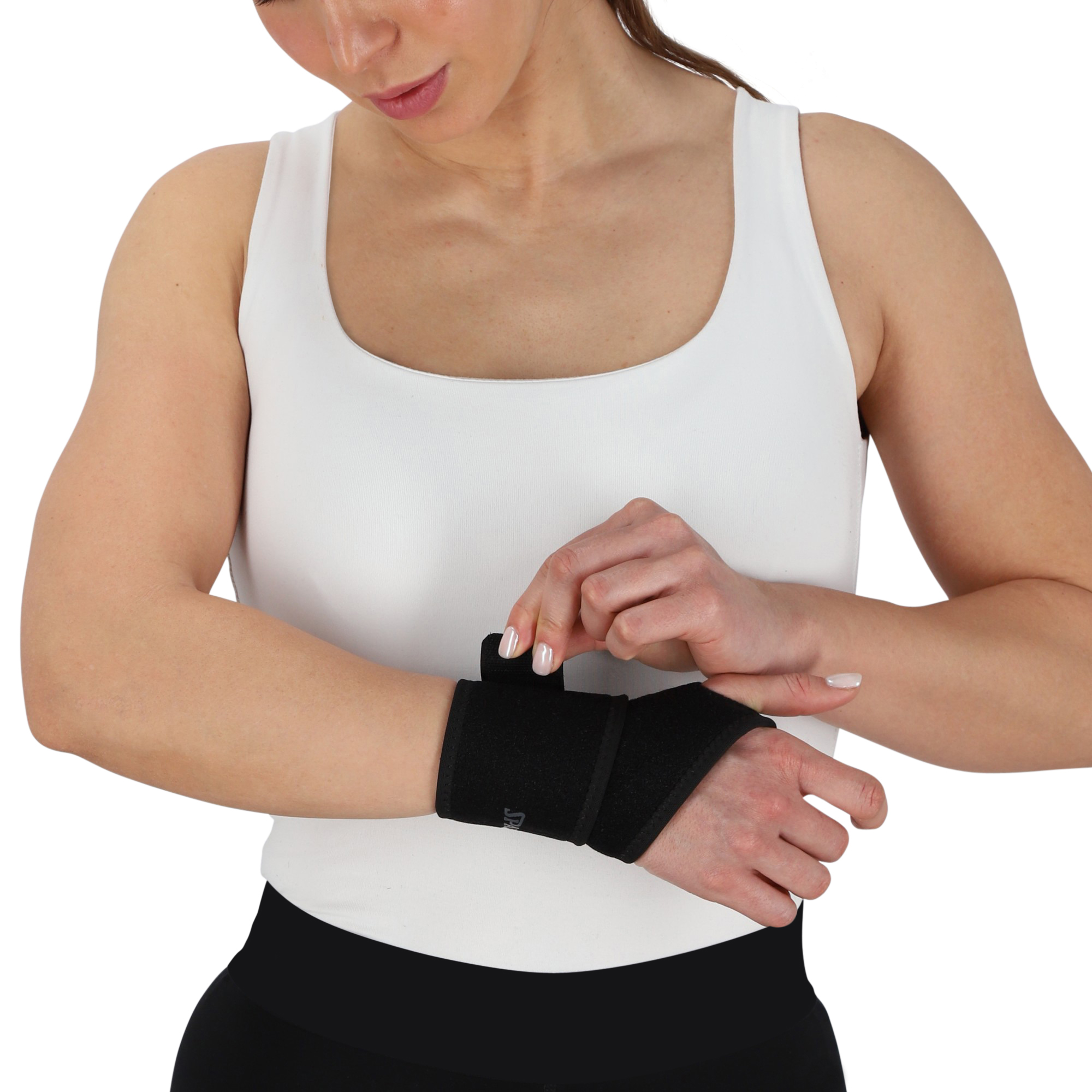 Muñequera Spalding Con Dedo Pulgar Y Velcro