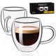 thumbnail image 1 of Tazas de espresso PARACITY 150 ml, juego de 2 con doble pared, 1 of 8